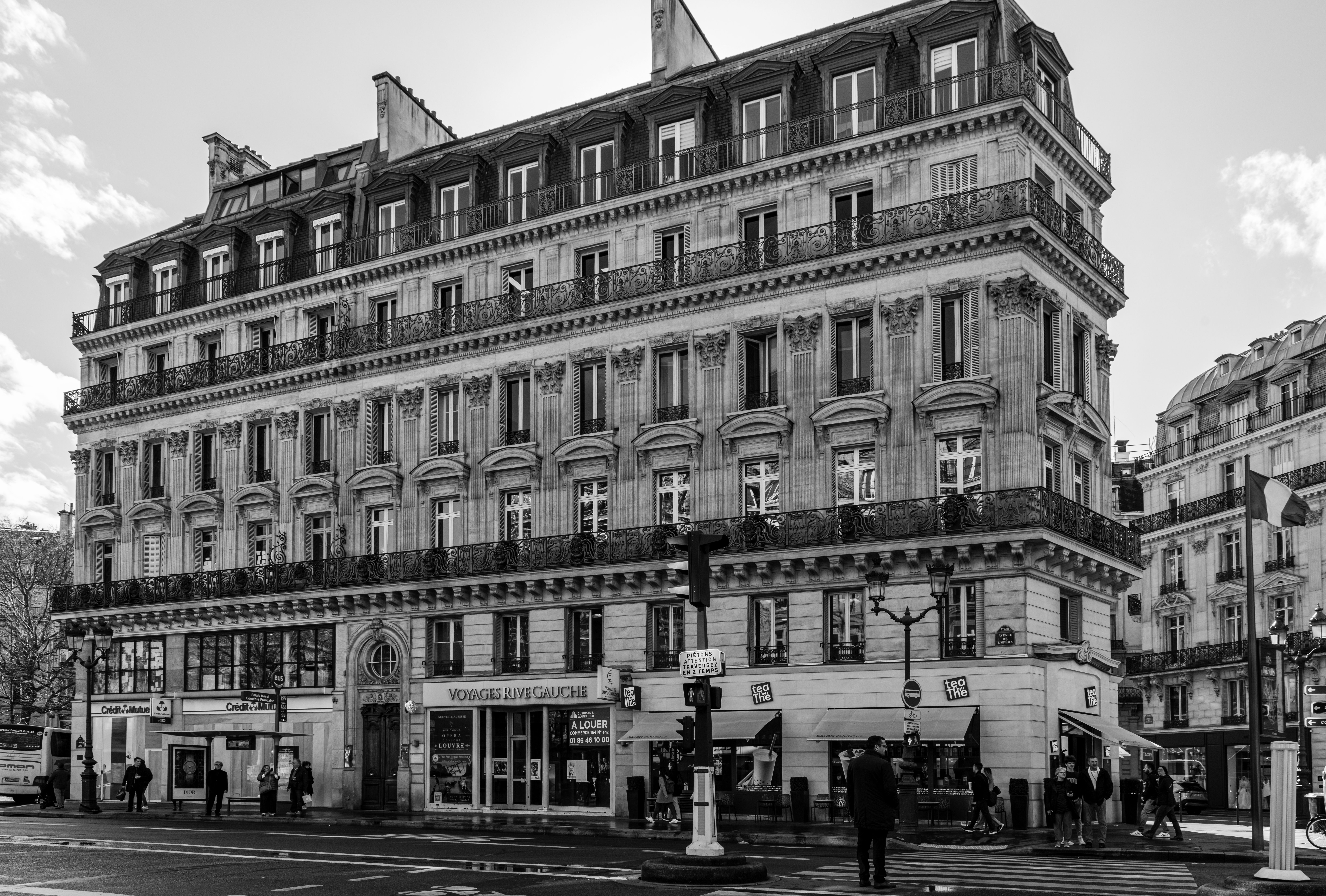 Historical photograph from the 1860s or 1870s showing Haussmann-era construction and demolition in central Paris